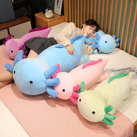 Cuddly Axolotl Plush Pillow
